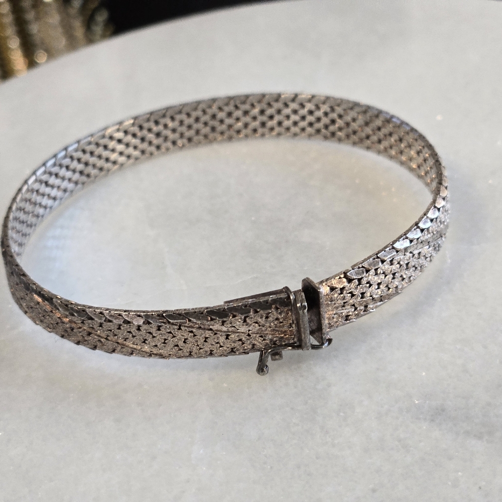 Vintage 925 Italy Sz 7" Bracelet